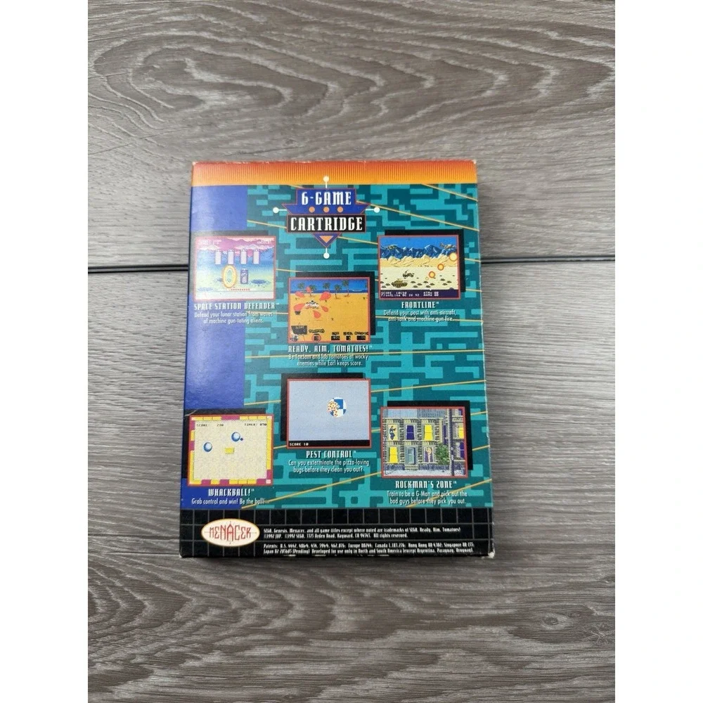 Sega Genesis - Menacer 6-Game Cartridge